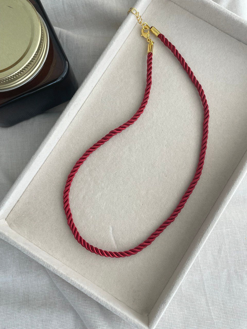 Шнурок бордо