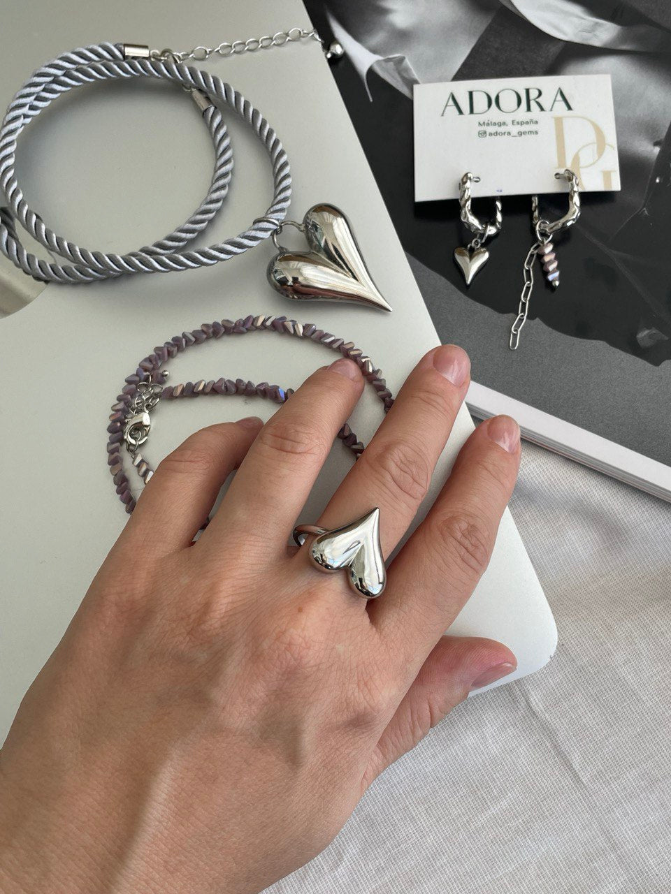 Кольцо "Сердце"