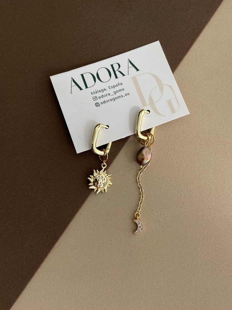 Набор подвесок "Луна - Солнце"