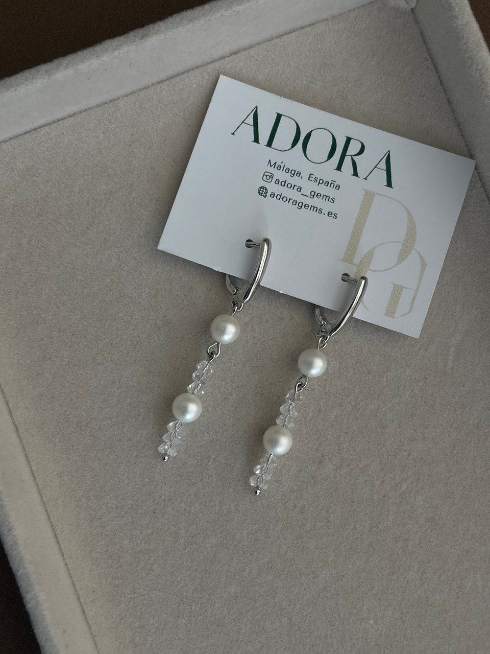 Серьги "Лунный свет"