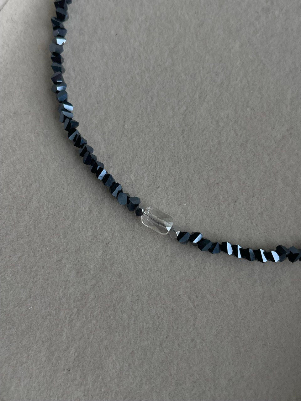 Колье "Сияние" в синем