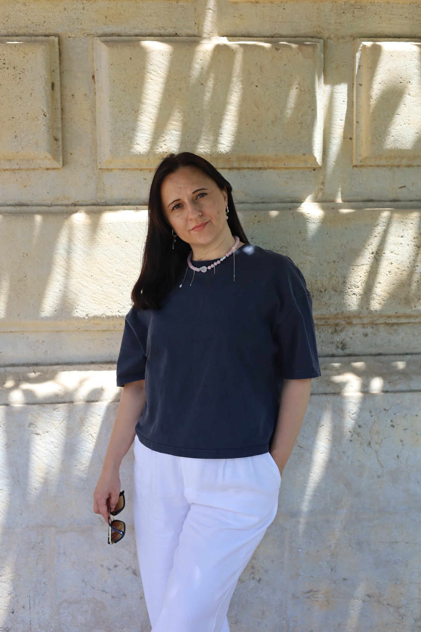 Quartz Necklace "Ice"