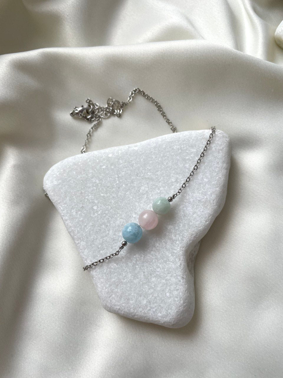 Цепочка с бериллом