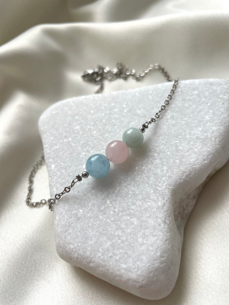 Цепочка с бериллом