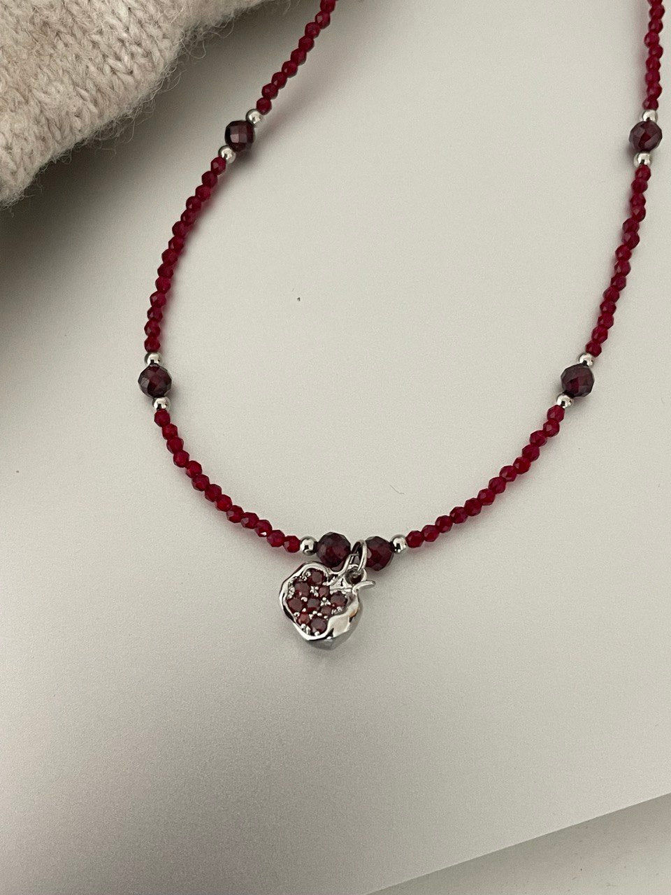 Колье "Гранат"