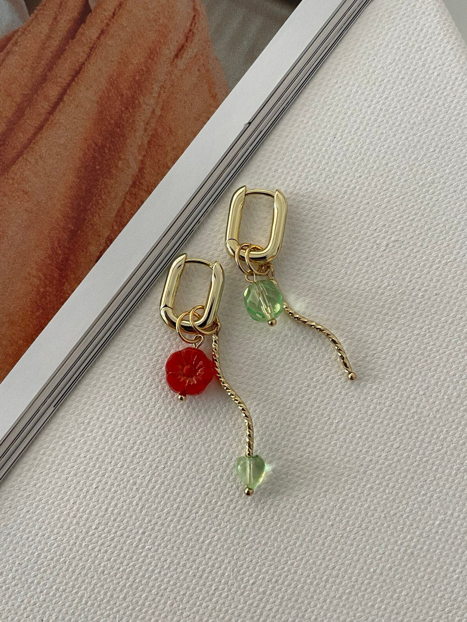 Серьги "Прага"  с подвесками