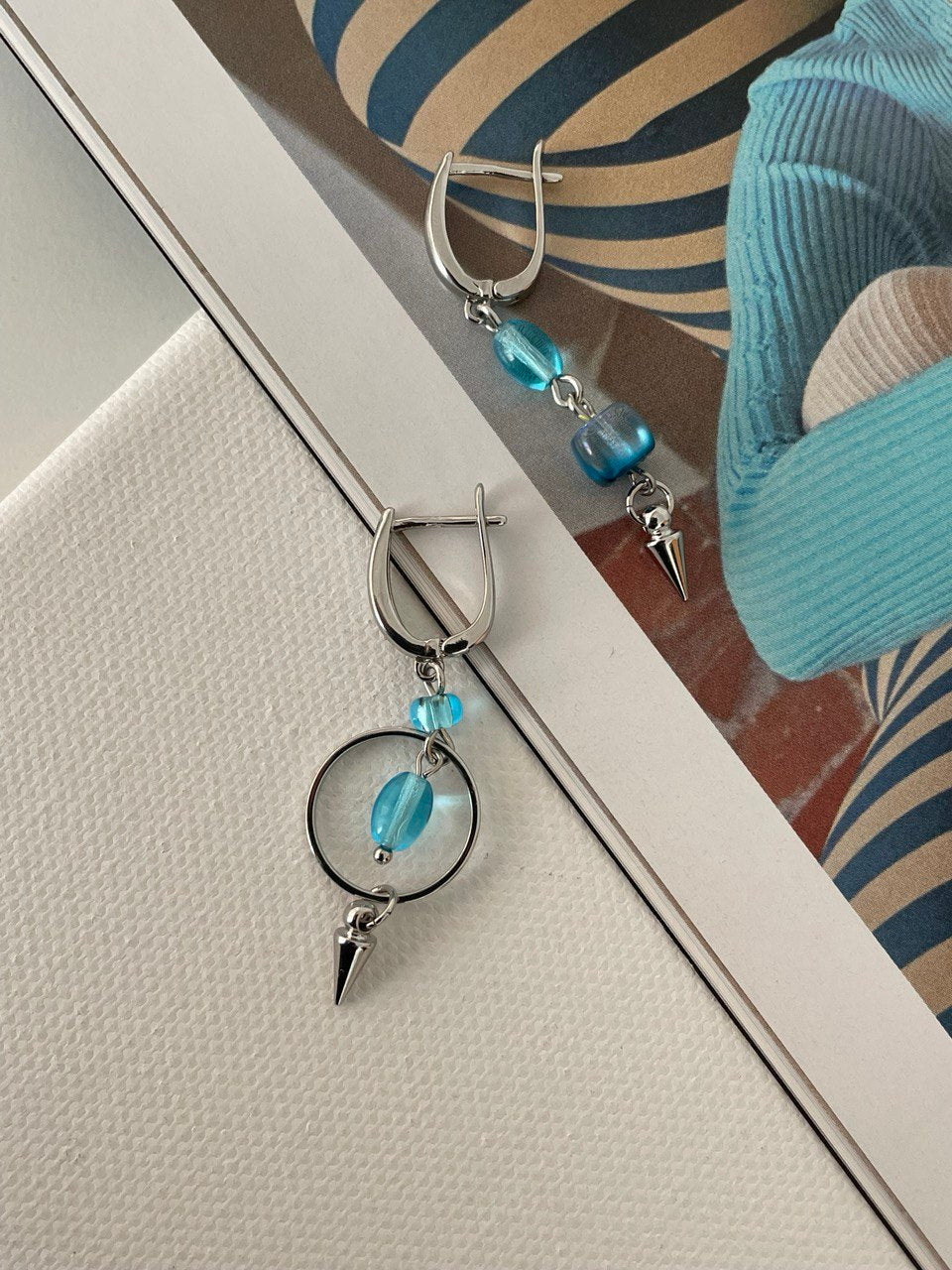 Серьги "Прага" асимметричные