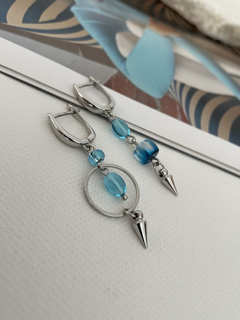 Серьги "Прага" асимметричные