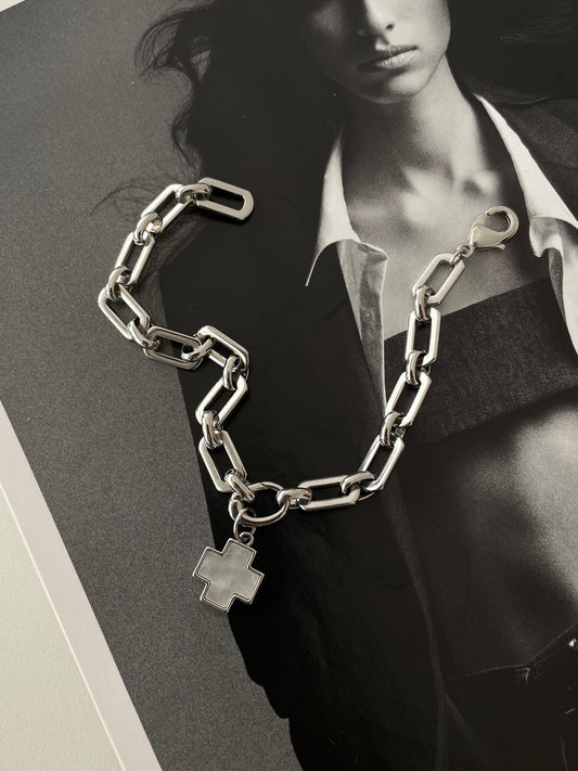 Браслет - цепь с крестом