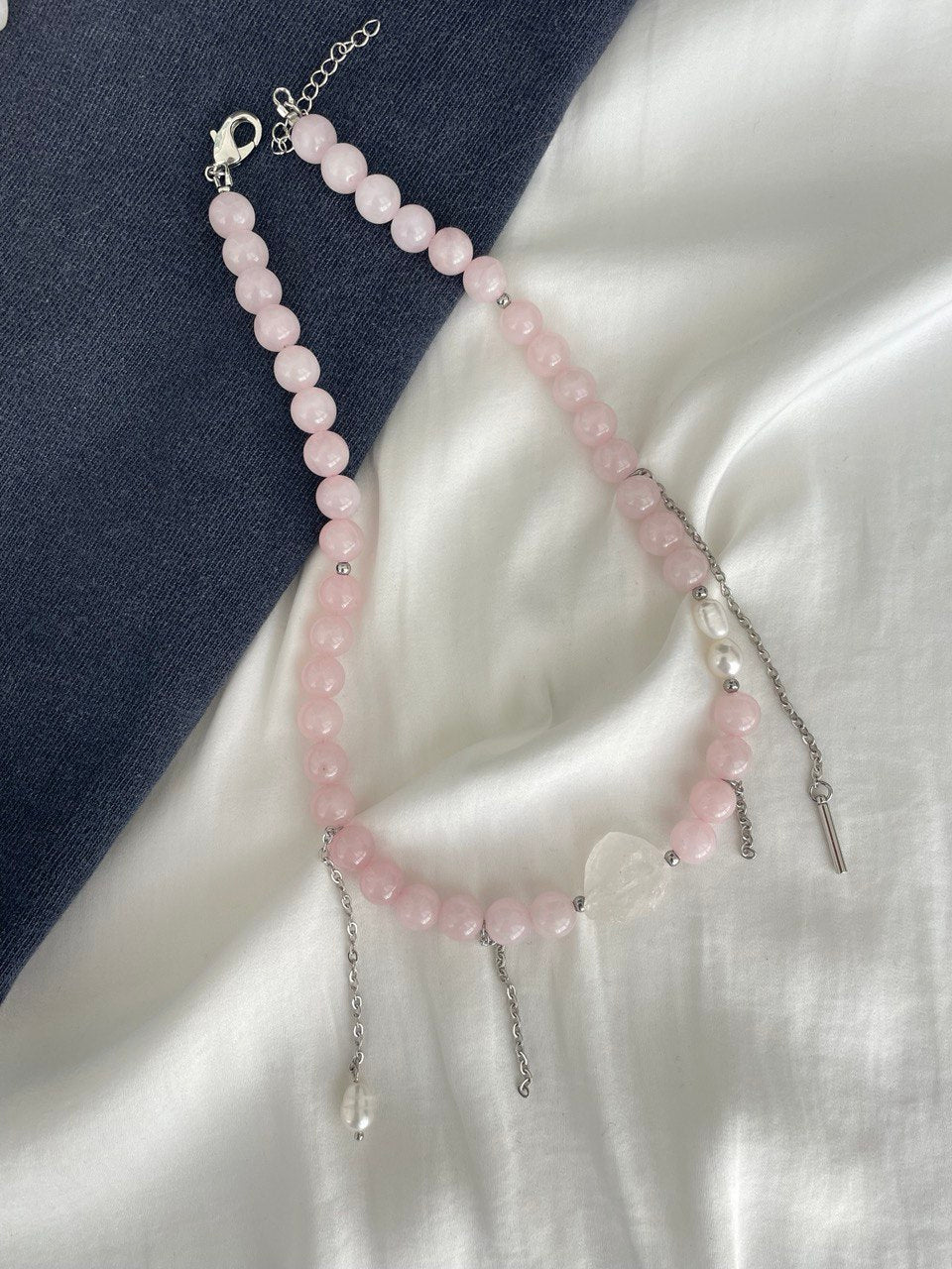 Quartz Necklace "Ice"