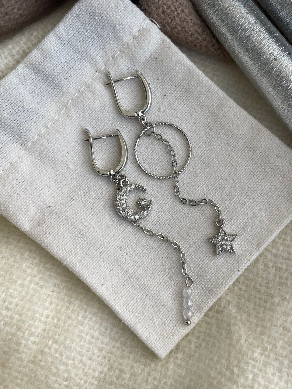 Серьги "Звездная ночь"