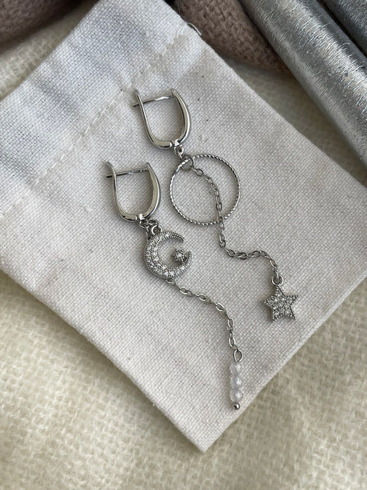 Серьги "Звездная ночь"