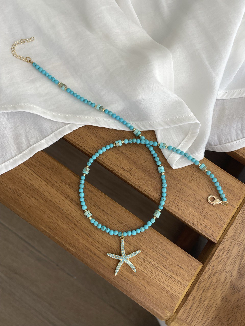 Колье "Море"