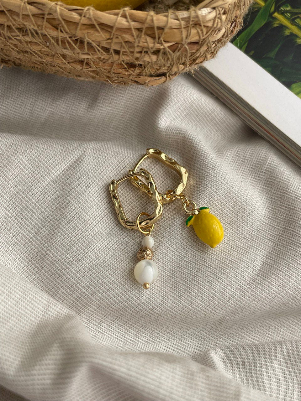 Серьги "Лимонное настроение"