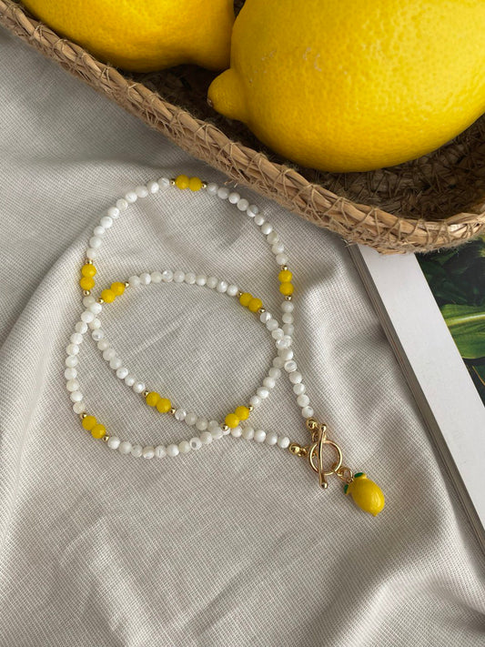 Колье "Лимон"