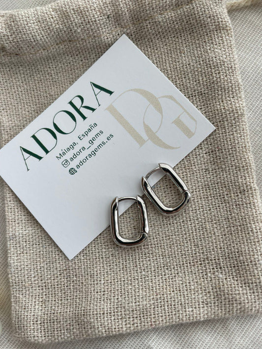 Серьги - овалы