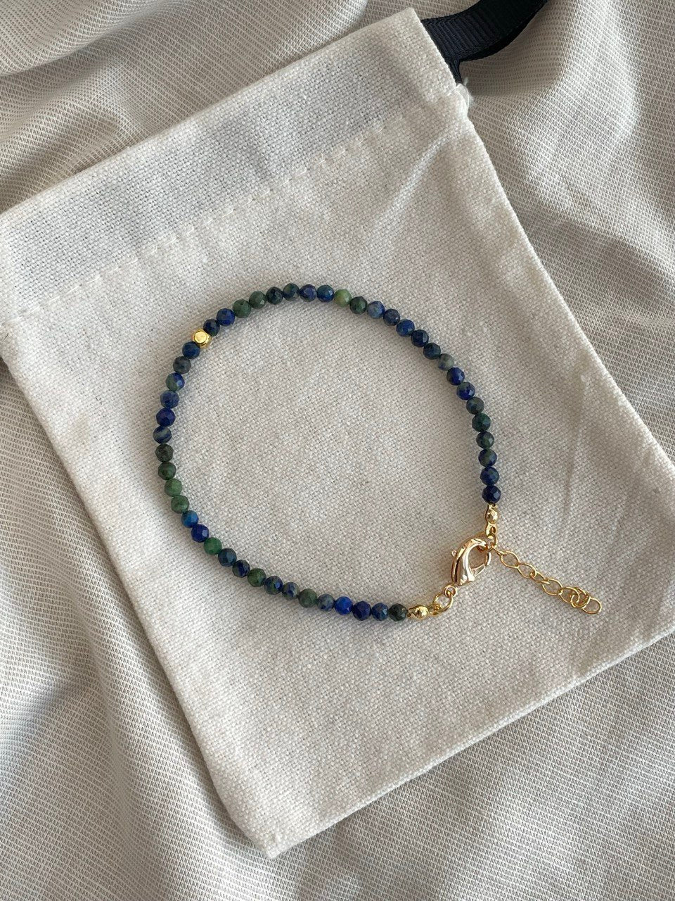 Браслет из азурмалахита