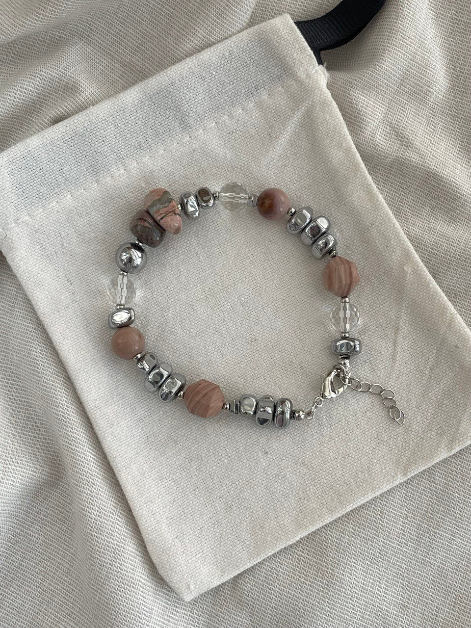 Pulsera con jaspe de Orsk