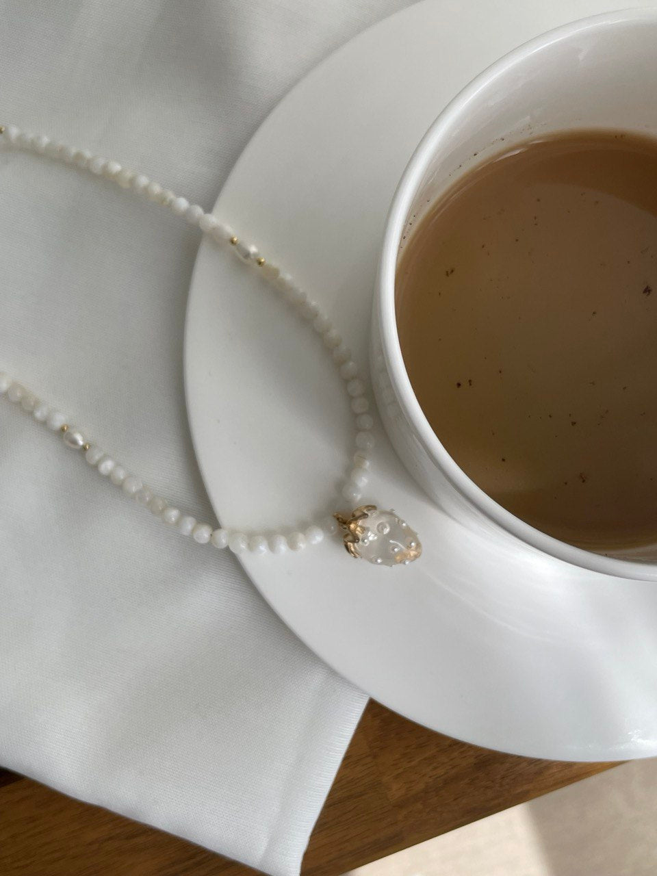 Колье "Клубника"