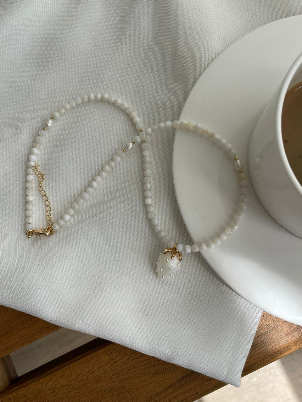 Колье "Клубника"