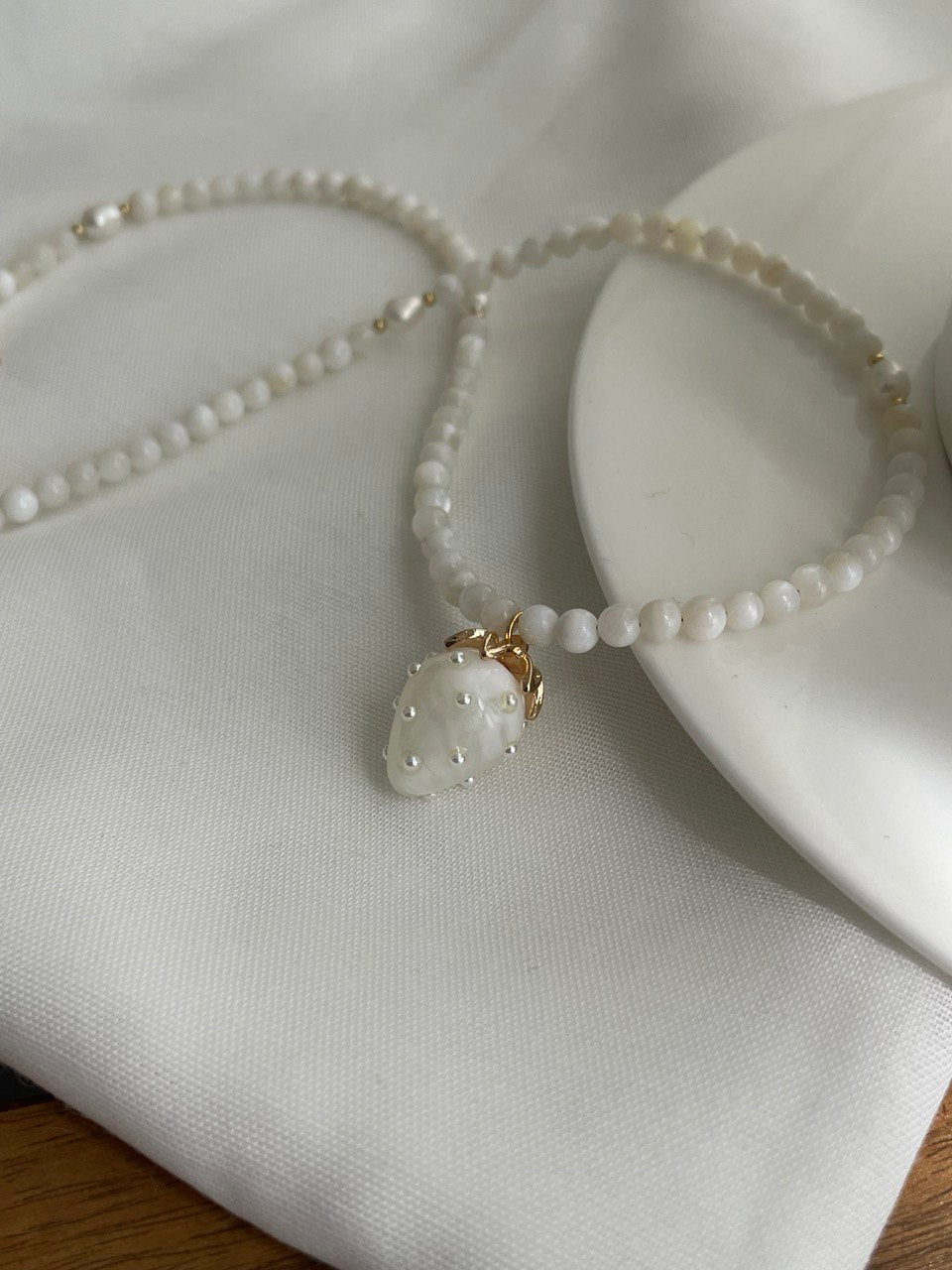 Колье "Клубника"