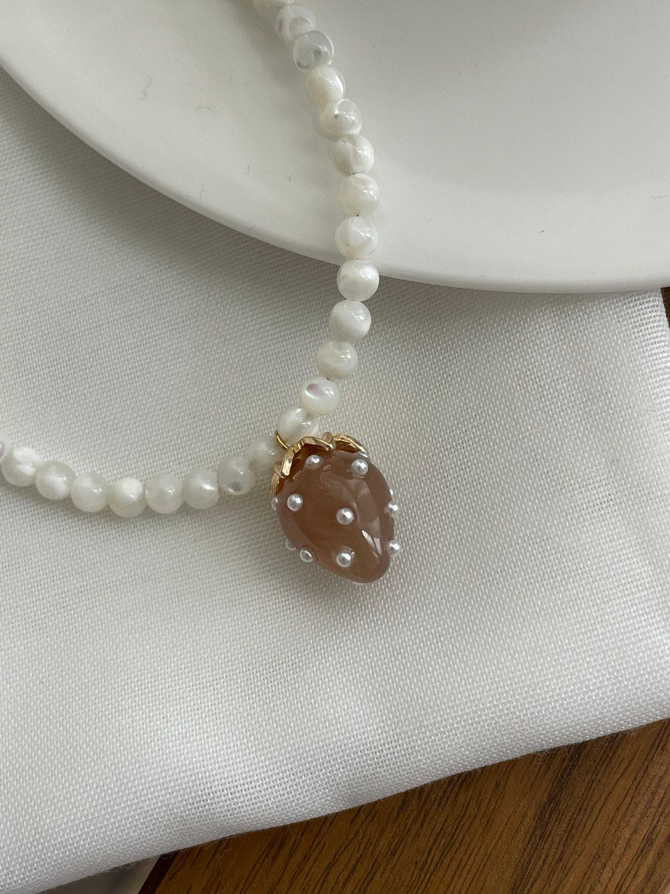 Колье "Клубника"