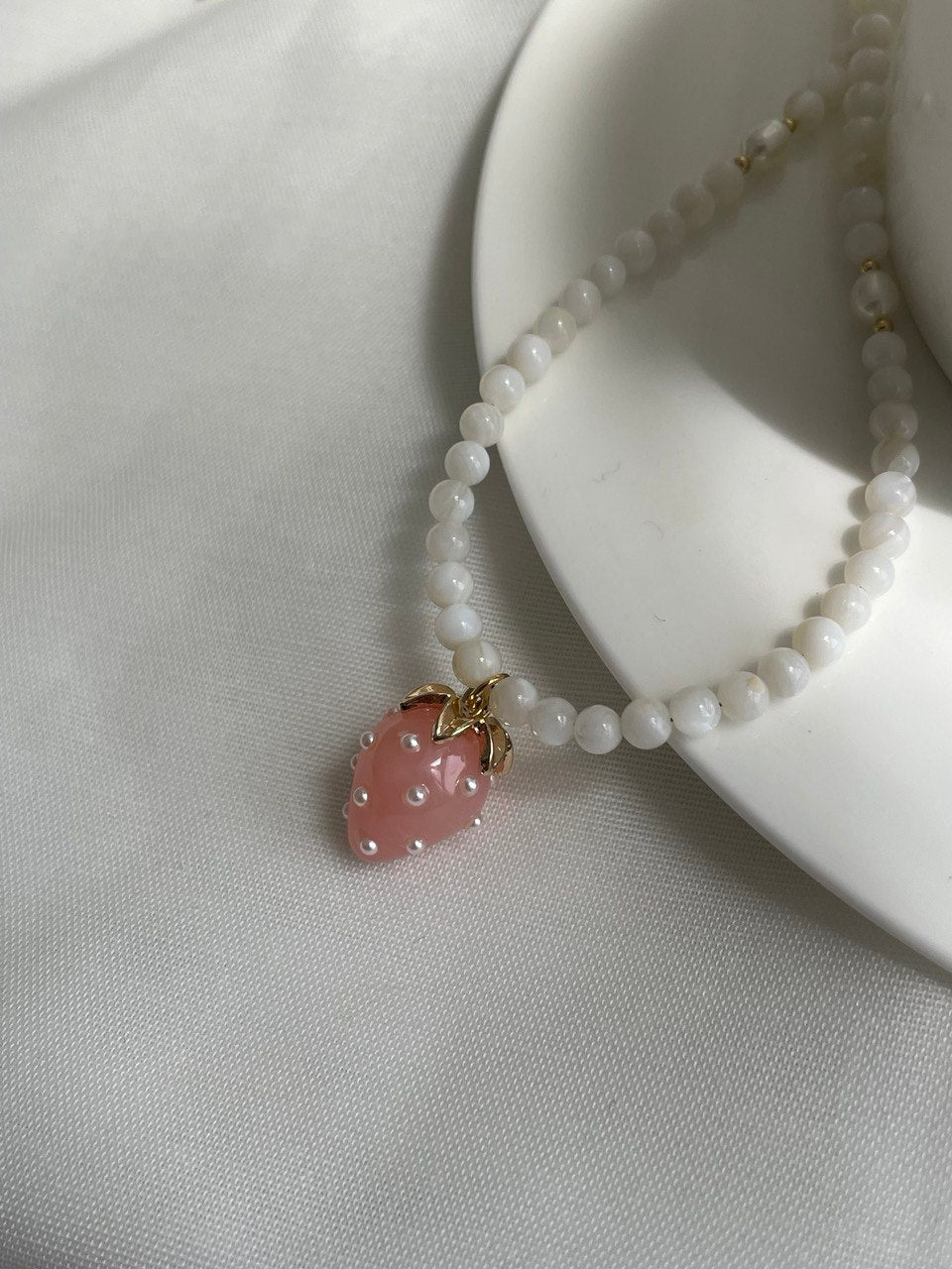 Колье "Клубника"