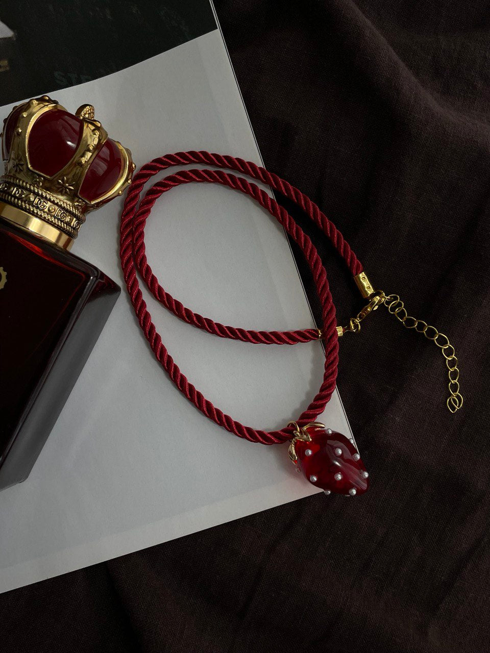 Подвеска "Клубничка"