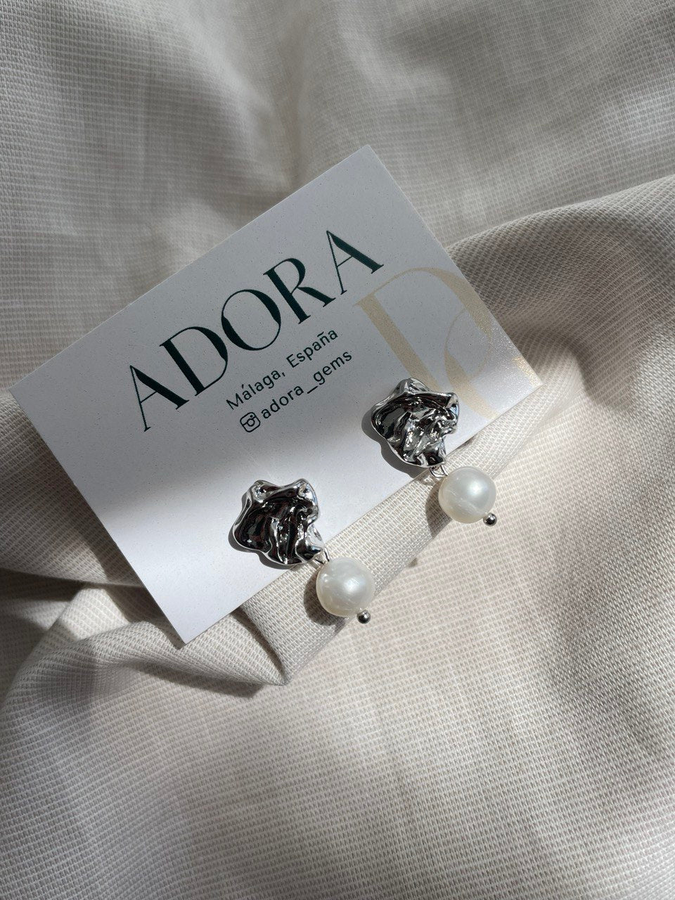 Серьги с жемчугом