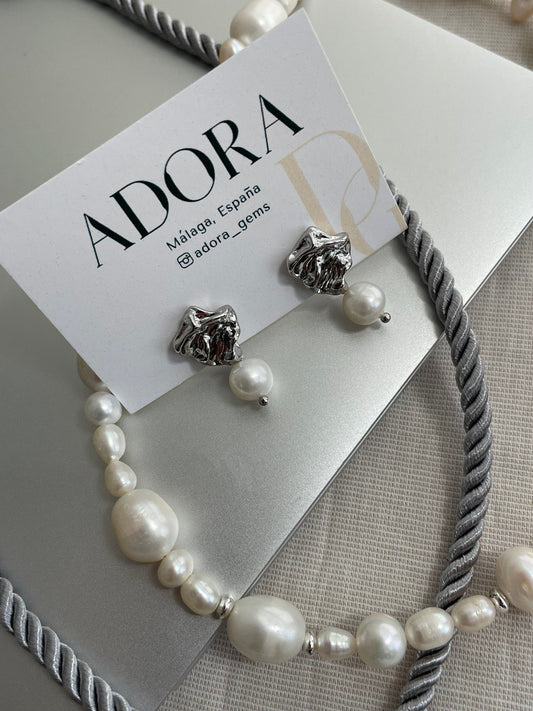 Серьги с жемчугом