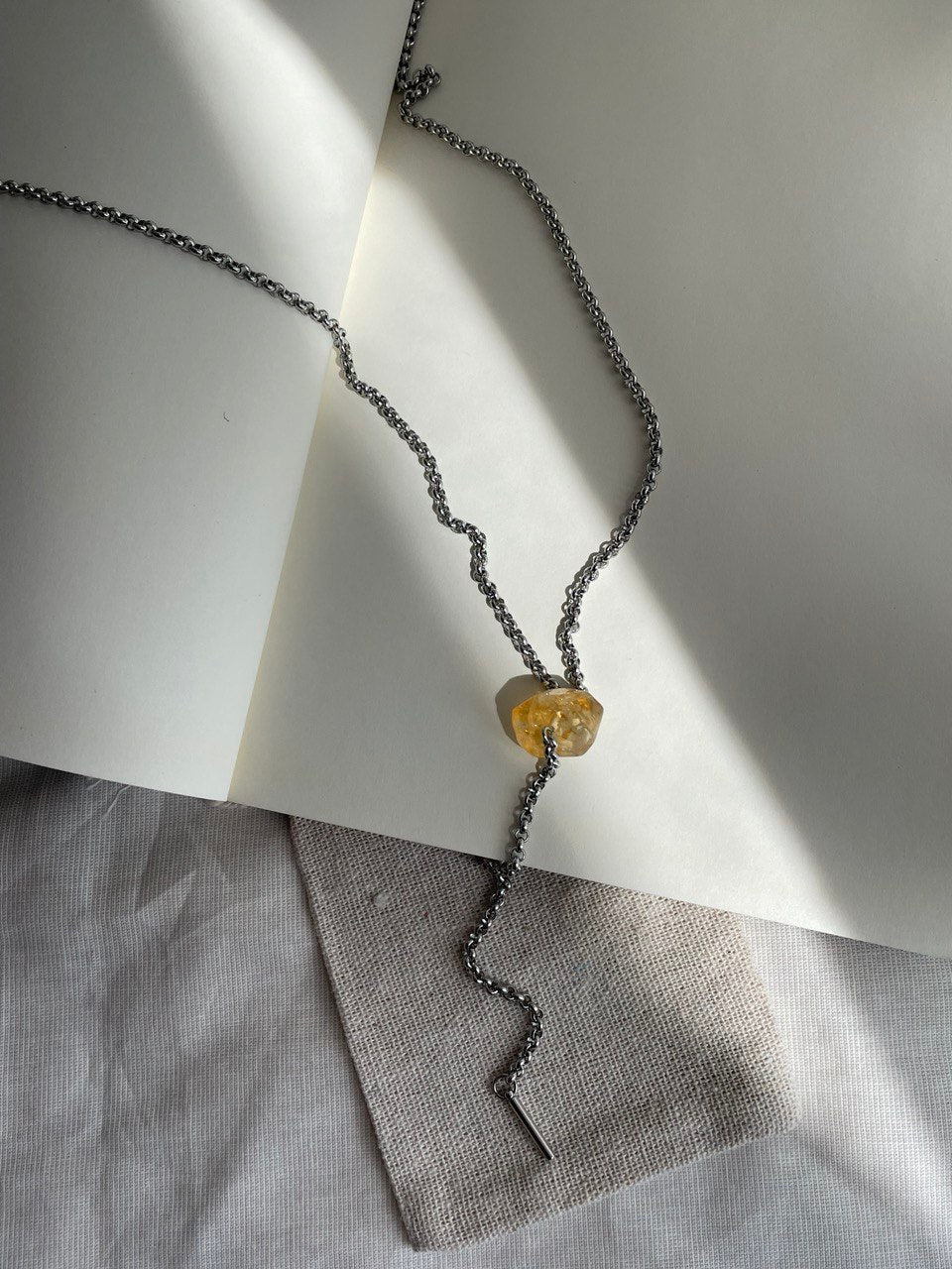 Цепочка с цитрином