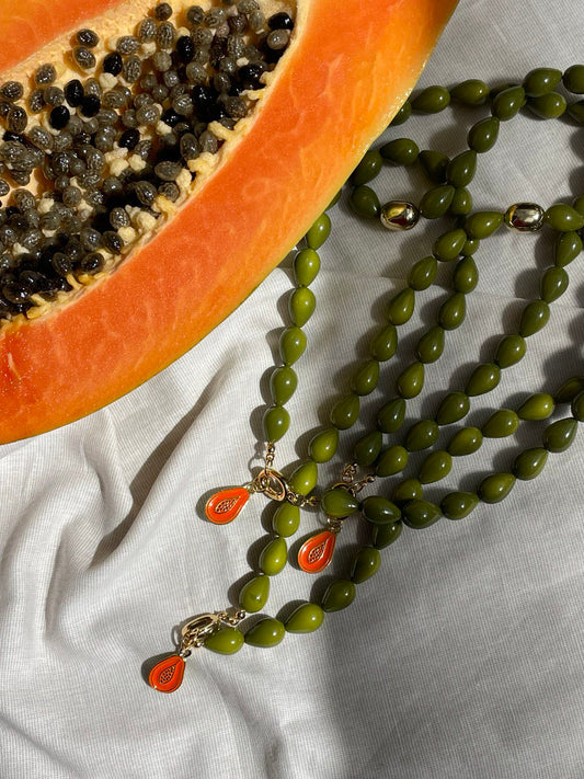 Колье Папайя