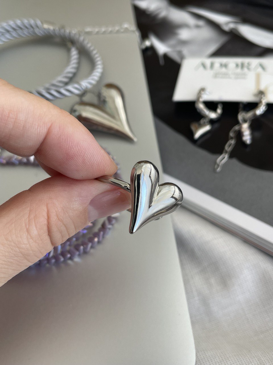 Кольцо "Сердце"