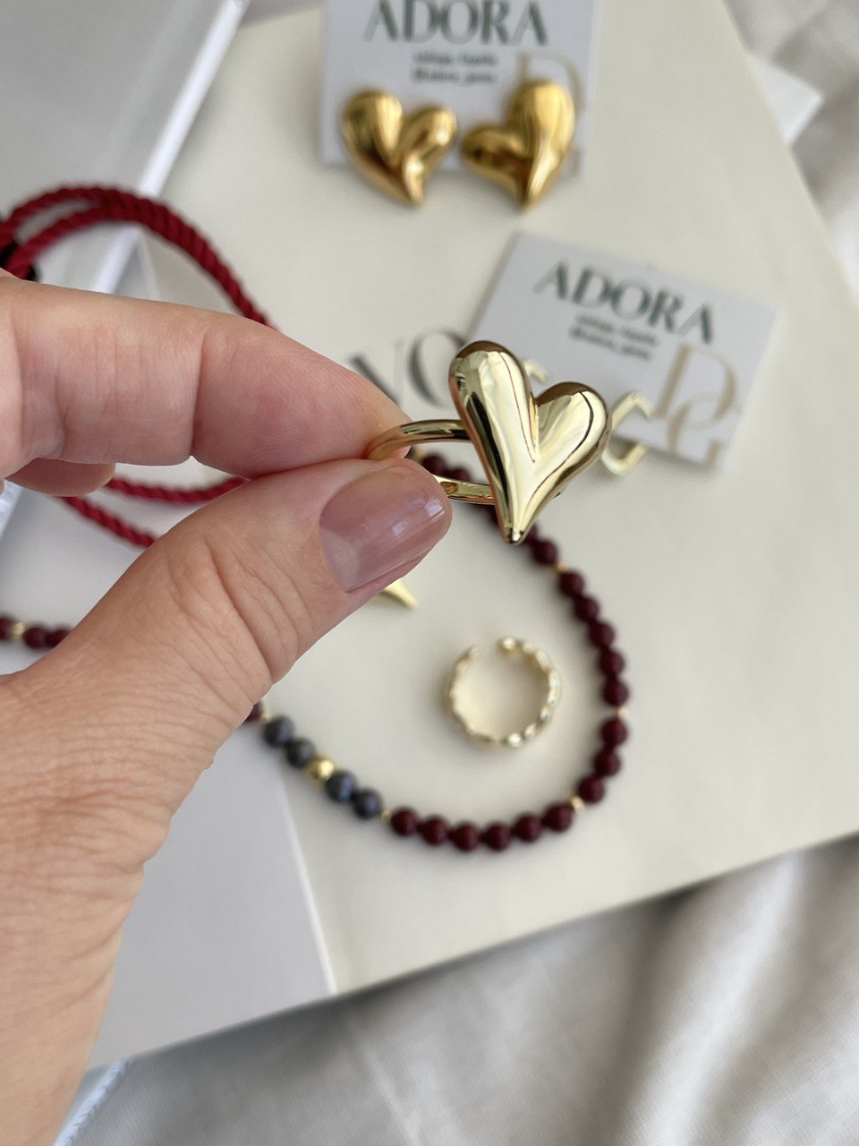 Кольцо "Сердце"