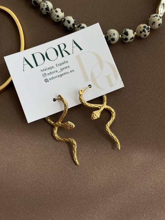 Серьги Змейки