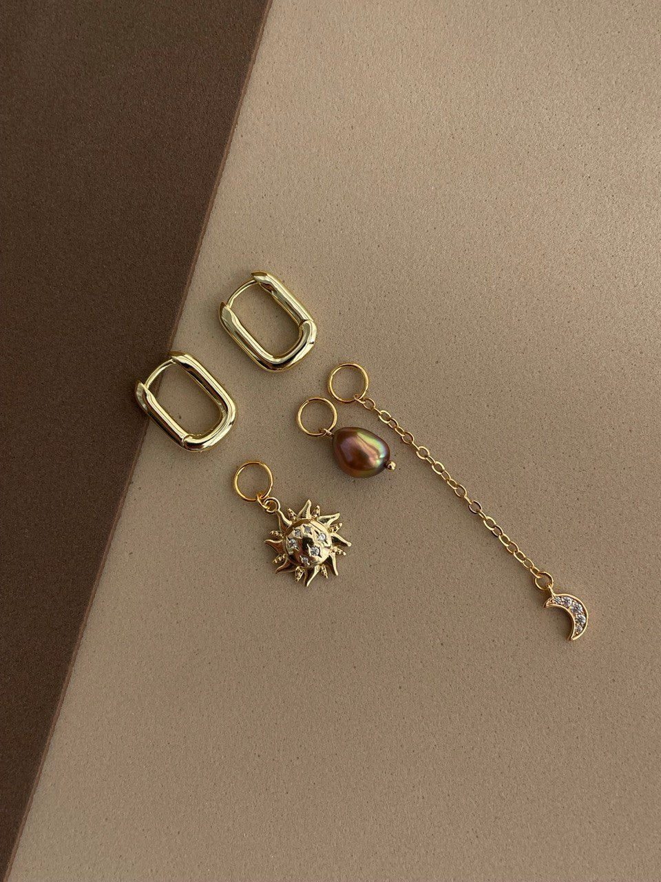 Набор подвесок "Луна - Солнце"