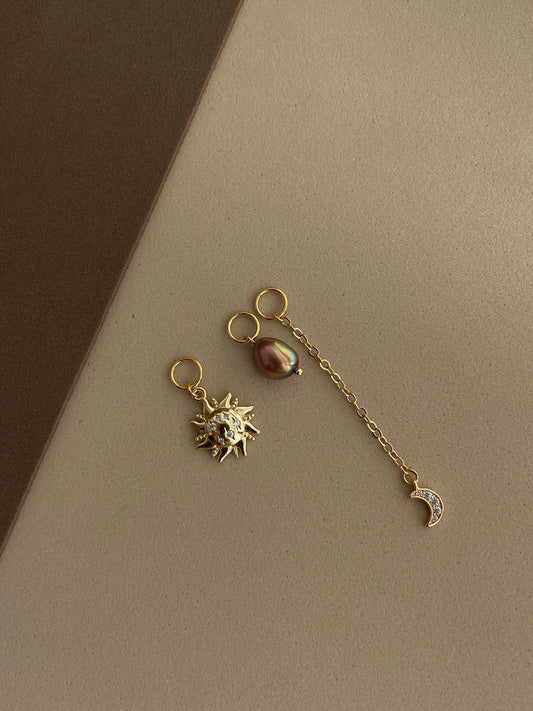 Набор подвесок "Луна - Солнце"