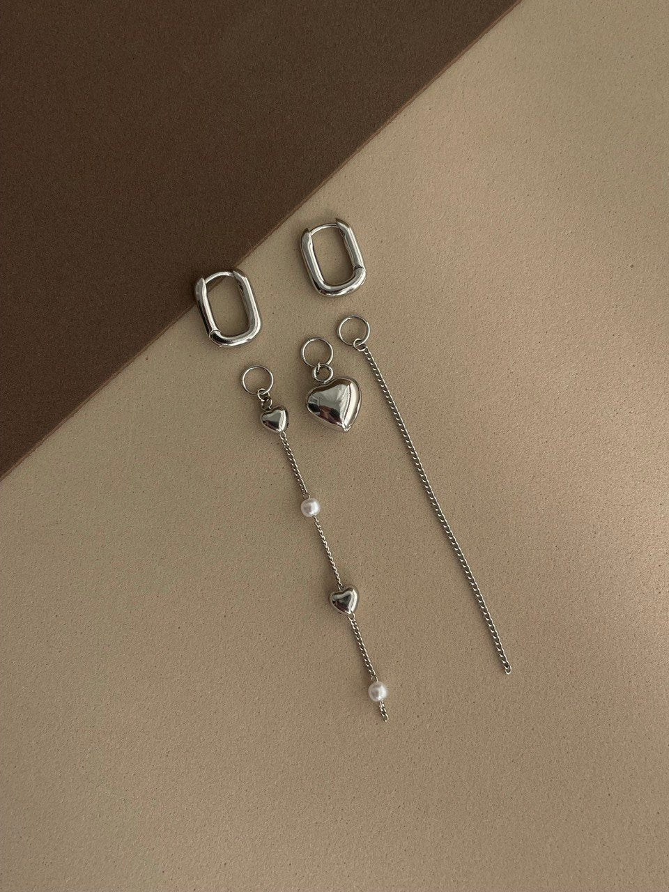 Набор подвесок "Сердечки"