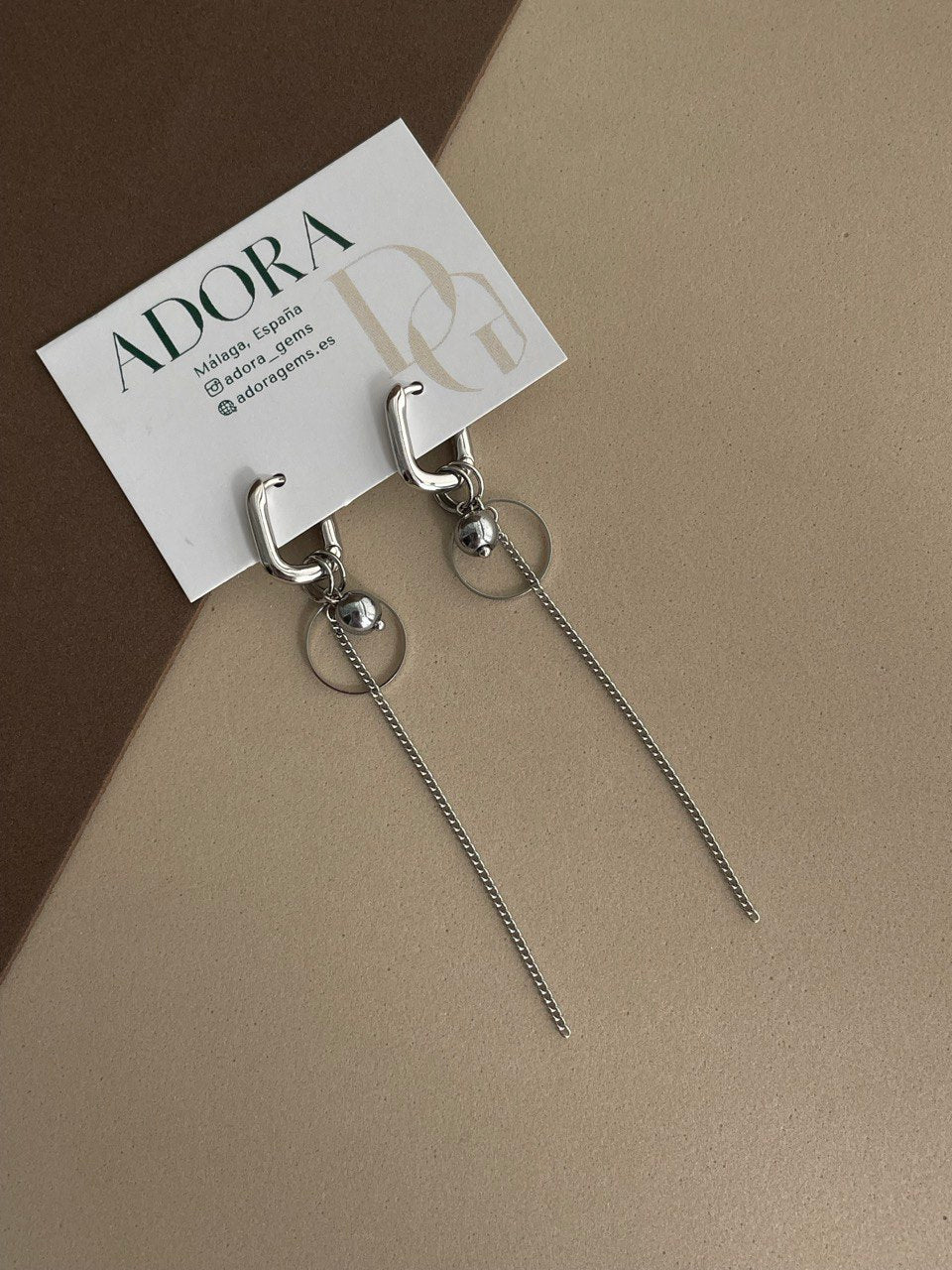 Набор подвесок с гематитом