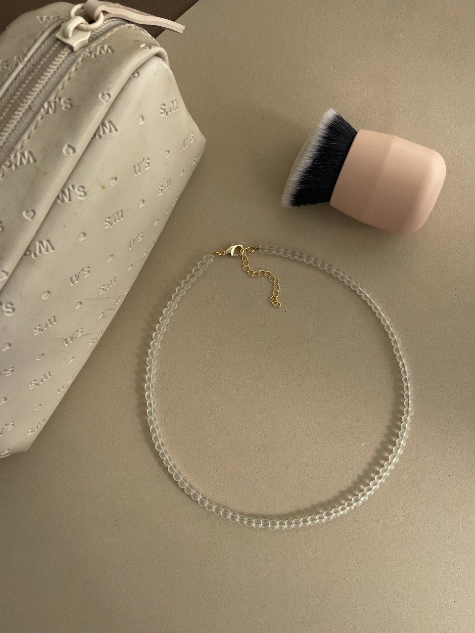 Колье из кварца