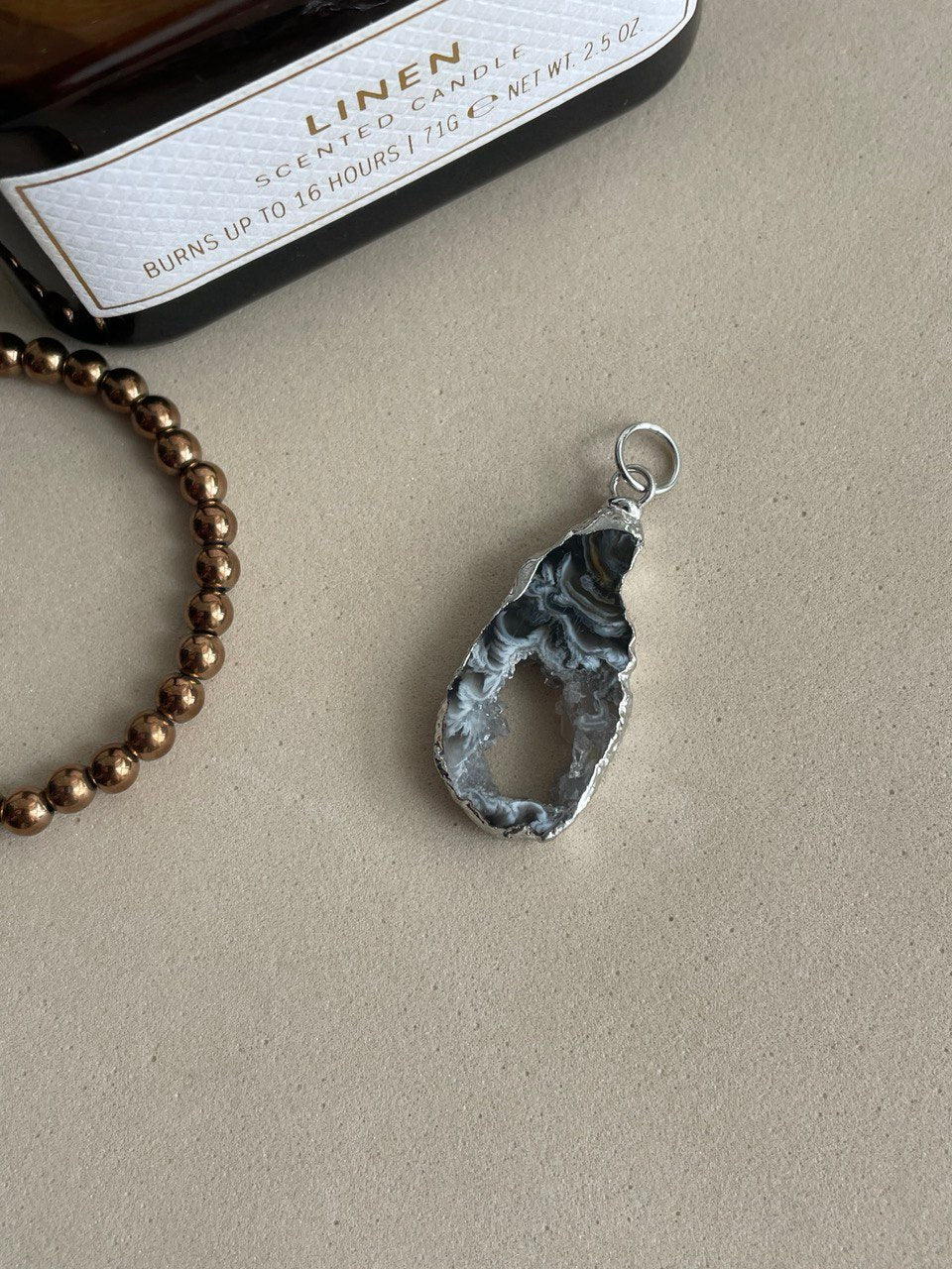 Подвеска из агата