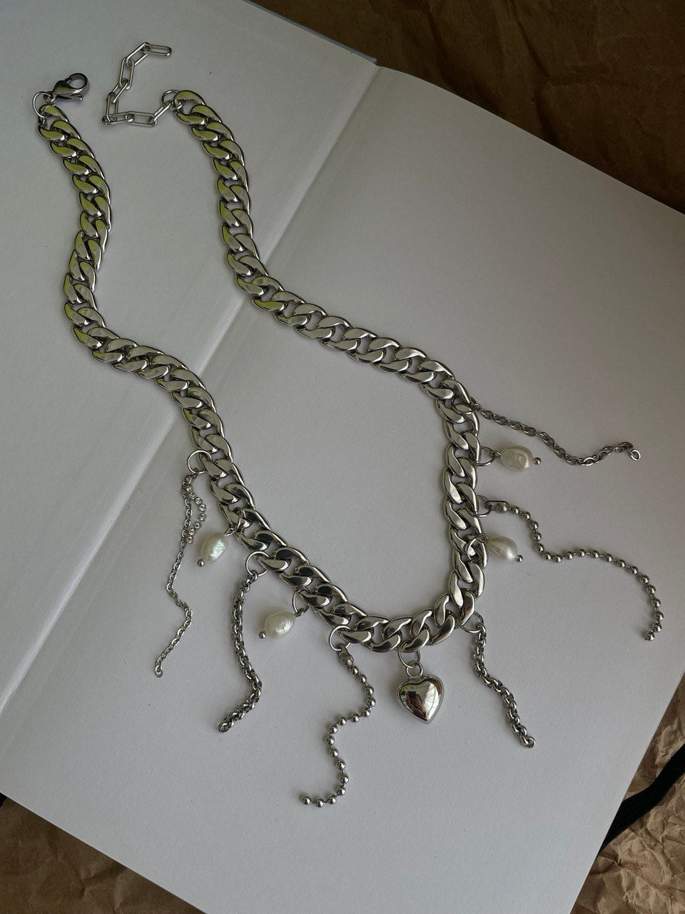 Цепочка с жемчугом