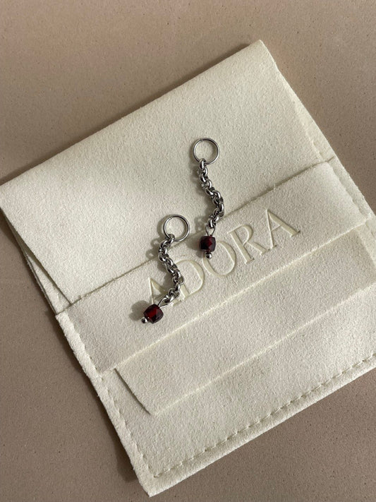 Набор подвесок с гранатом