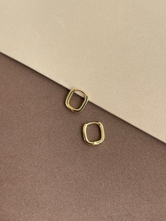 Серьги - овалы базовые мини